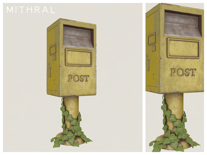 Mithral * Neglected Postbox (Yellow)