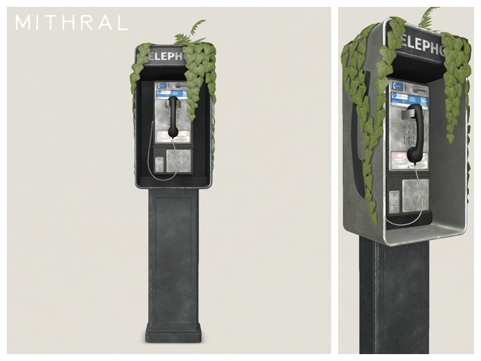 Mithral * Neglected Payphone Stand Fat Pack