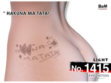 (Hip Tattoo) No.1415 Light