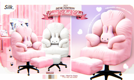 SILK: Kawaii Desk PlushChair