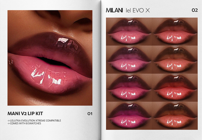MILANI - "MANI V2" LIP KIT / FATPACK