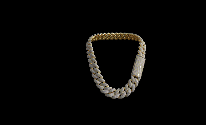 [813] - Gold 30 Inch Cuban