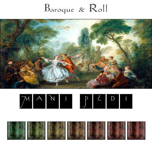~Mani Pedi~ Baroque & Roll Polish 2024 v2 - Omega HUD