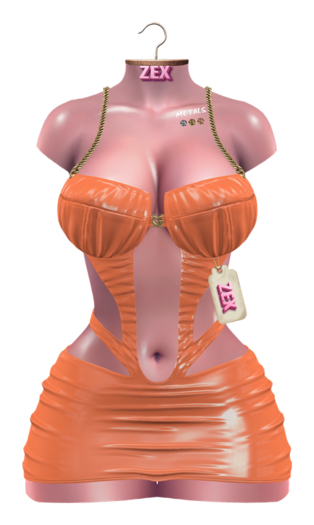 Vivians dress * Salmon: LaraX, Legacy, Perky, Reborn, Waifu