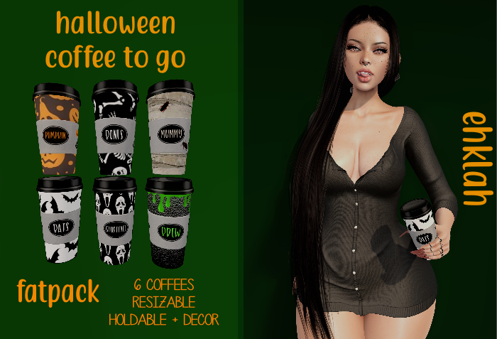 [ehklah] Halloween Coffee To Go FATPACK