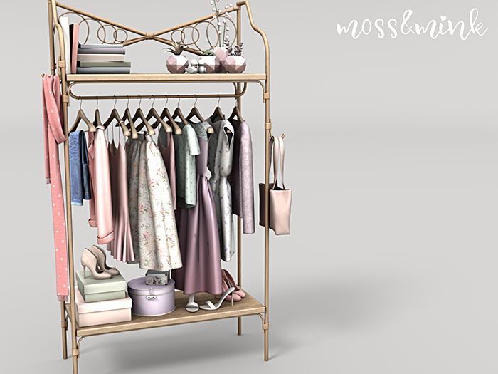 {moss&mink} Sarah Clothing Rack (Pastel)