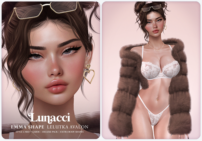 Emma Shape (Lelutka Avalon) [VIDEO TUTORIAL]