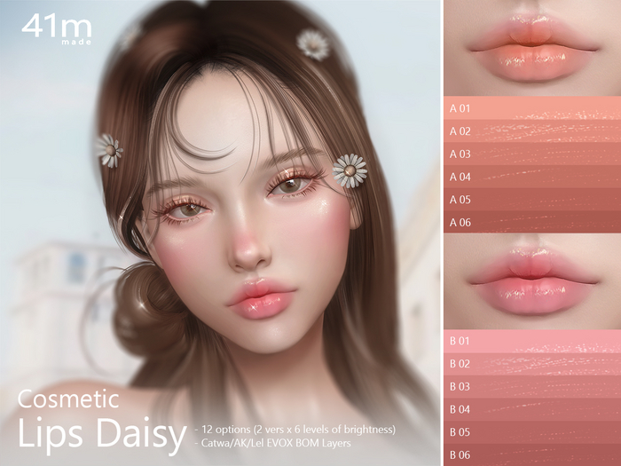 41m / Lips Daisy / EvoX: 12 Colors
