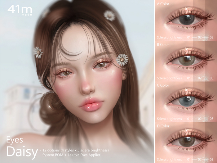 41m / Eyes Daisy: 12 Colors