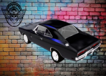 69 DODGE CHARGER - HEMI - BLACK - CAR