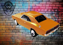 69 DODGE CHARGER - HEMI - ORANGE - CAR
