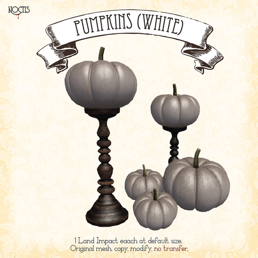 [noctis] Pumpkin stands white ADD ME