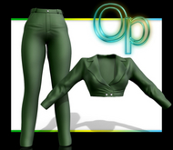 GENX CURVY Olive Outfit