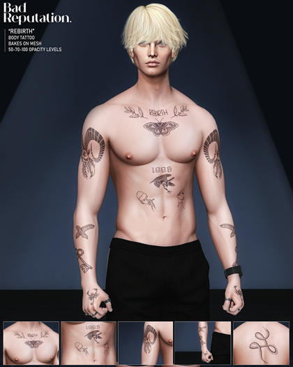 Bad Reputation - Rebirth Body Tattoo - [70%] DEMO