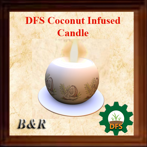DFS Coconut Infused Candle