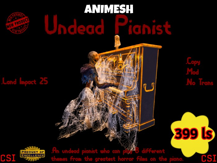 AniMesh Undead Pianist (box)