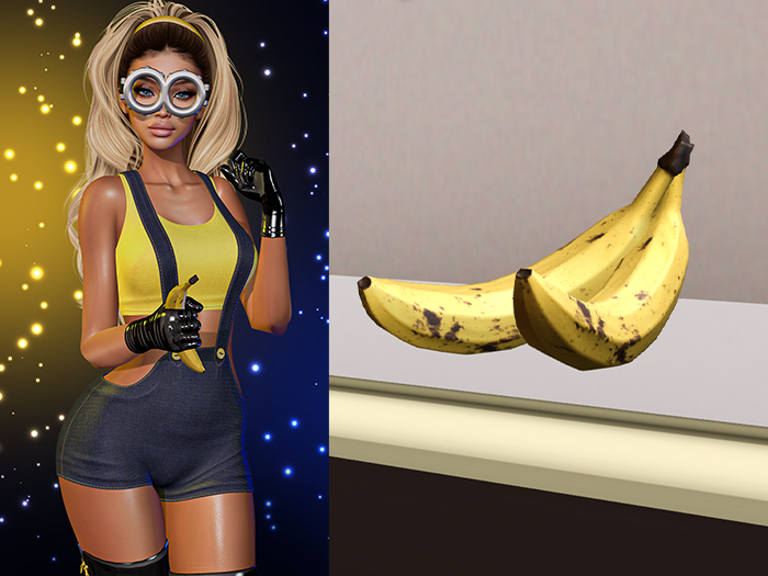 Banana Props 2.0 - Holdable • Unrigged • Modifiable (Resizable)