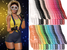 Banana Latex Gloves 2.0 [FATPACK] - Maitreya Lara • LaraX • Petite • PetiteX • Legacy • Reborn