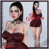 {Whipped Cream} Raven Shape ~ Ebody & Waifu for leLUTKA Avalon
