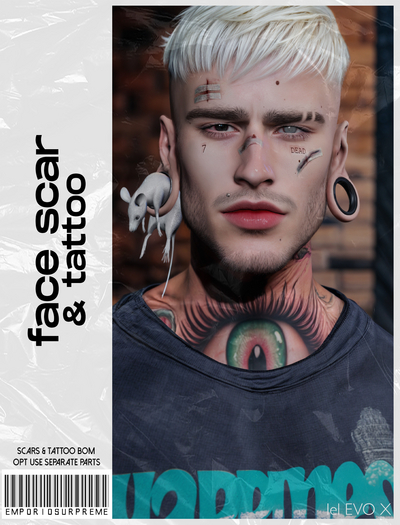 [ES] Levi Face Scar & Tattoo.