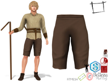 WC1750 Medieval Villager Peasant Brown Pants