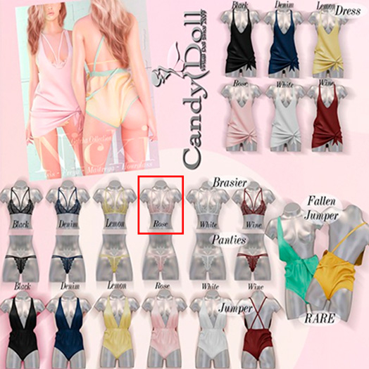 _CandyDoll_Nicki Collection Bra Maitreya Rose