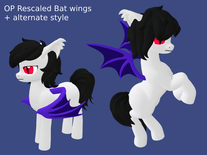 OP rescaled bat wings
