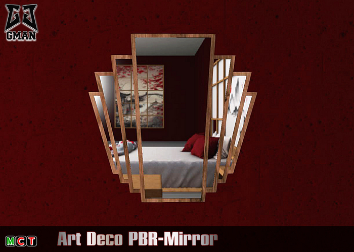[GMan] MIR - Art Deco PBR-Mirror