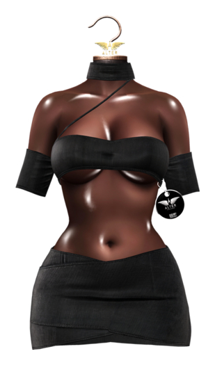 ALTER Aruba Top & Skirt (Suit) BLACK: Reborn, Waifu, LaraX, PetiteX, Legacy, Perky