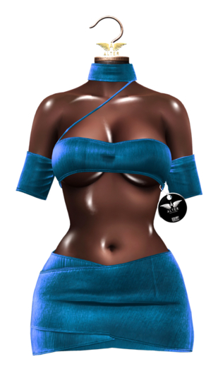 ALTER Aruba Top & Skirt (Suit) BLUE: Reborn, Waifu, LaraX, PetiteX, Legacy, Perky