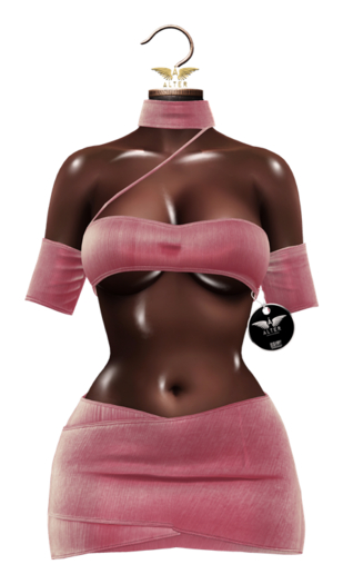 ALTER Aruba Top & Skirt (Suit) PINK: Reborn, Waifu, LaraX, PetiteX, Legacy, Perky