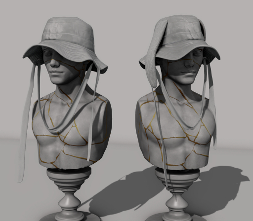 [TRAP] Techwear Bucket Hat WHITE