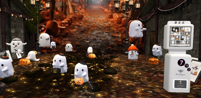 12 Bee Designs Playful Ghosts