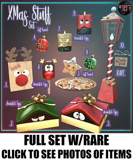 Second Life Marketplace - #187# XMas Stuff - FULL SET