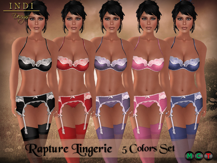 INDI Designs - Rapture Lingerie Full Set