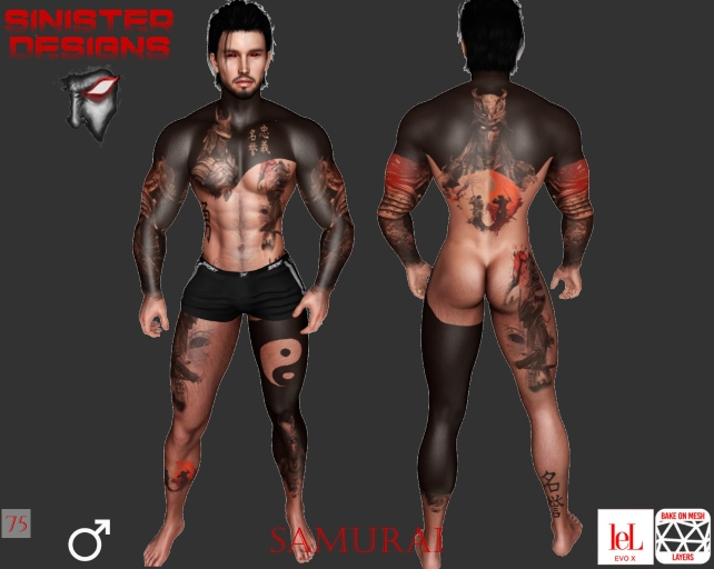 Sinister Designs: Samurai Tattoo