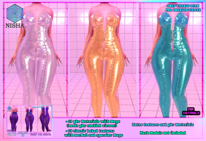 Nisha - Ostara PBR materials - Metallics