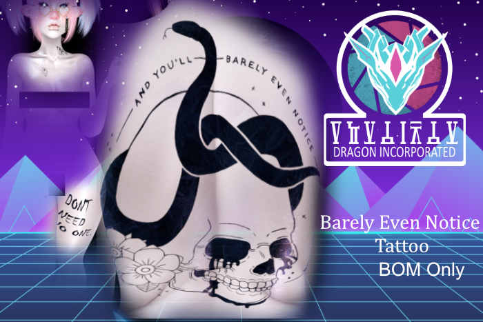 Barely Even Notice Tattoo