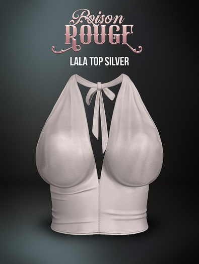 POISON ROUGE Lala Top Silver