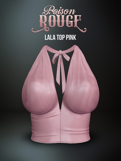 POISON ROUGE Lala Top Pink 