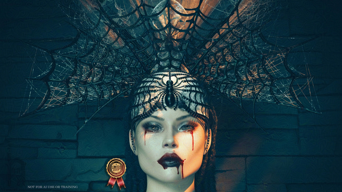 THE WEB Headpiece- Arachne (LIMITED EDITION) 