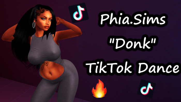 Phia.Sims Donk TikTok Dance Animation