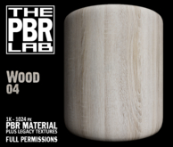 The PBR Lab - Wood 04 - PBR Material & 3D Textures