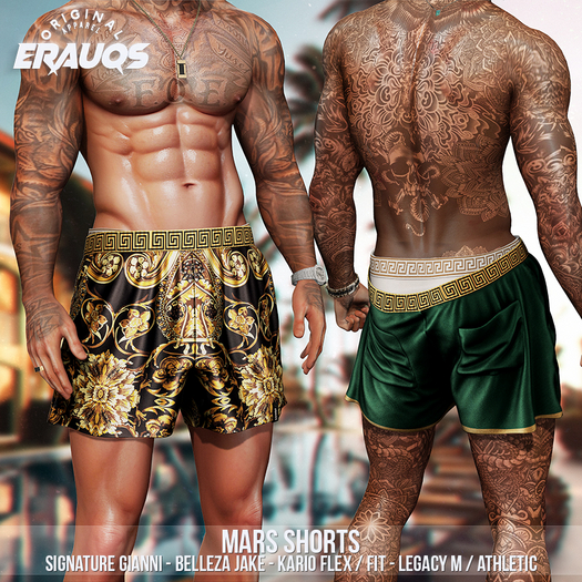 [ ERAUQS ] - Mars Shorts - Fatpack