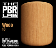 The PBR Lab - Wood 13 - PBR Material & 3D Textures