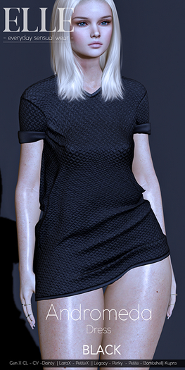 [ELLE] Andromeda Dress - Black -