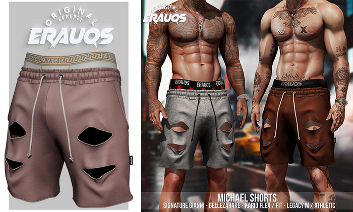 [ ERAUQS ] - Michael Shorts - 12