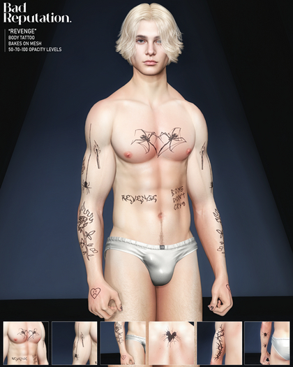Bad Reputation - Revenge Body Tattoo - [70%] DEMO