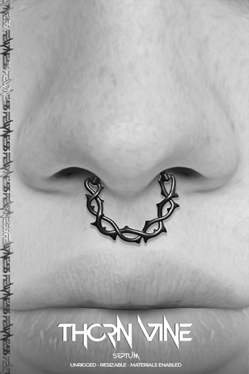 Fewness - Thorn Vine Septum Piercing - DEMO