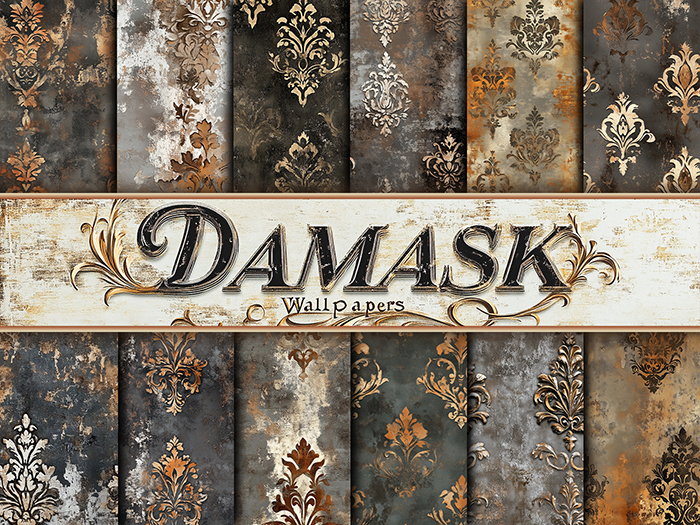 EA Design ♦ Wallpaper Series - Damask - Set 01